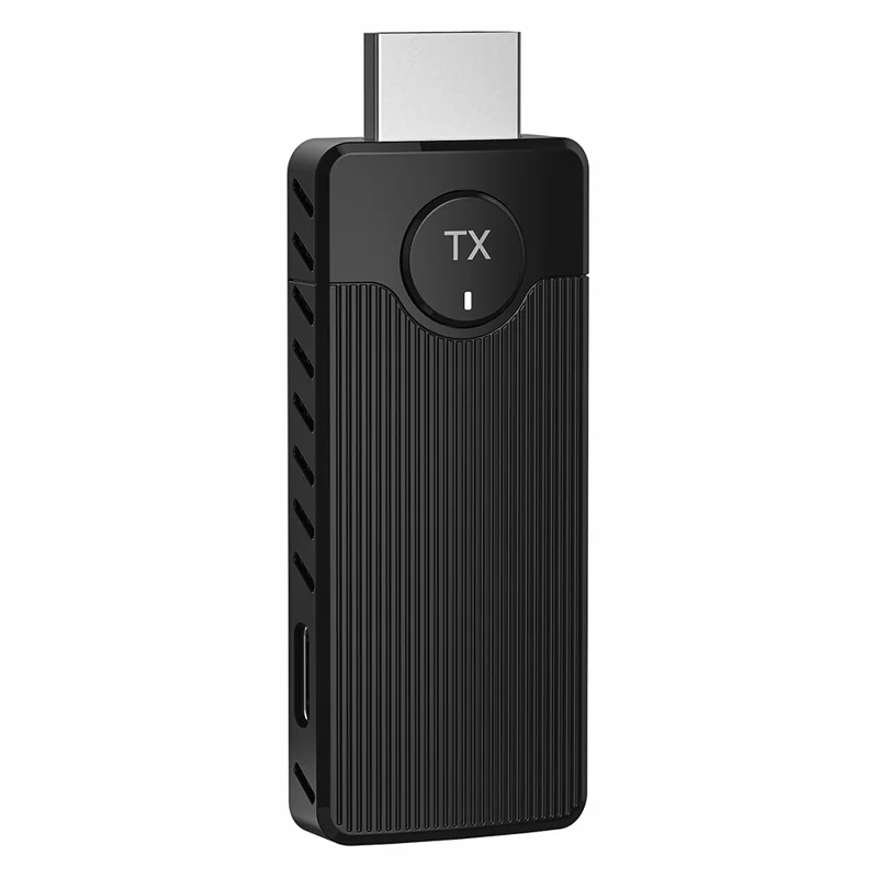 Adaptateur de Mise en Miroir d'Écran Sans Fil Q50 à Double Mode, Point à Point, Haute Vitesse 5G, 60 Hz - Noir
