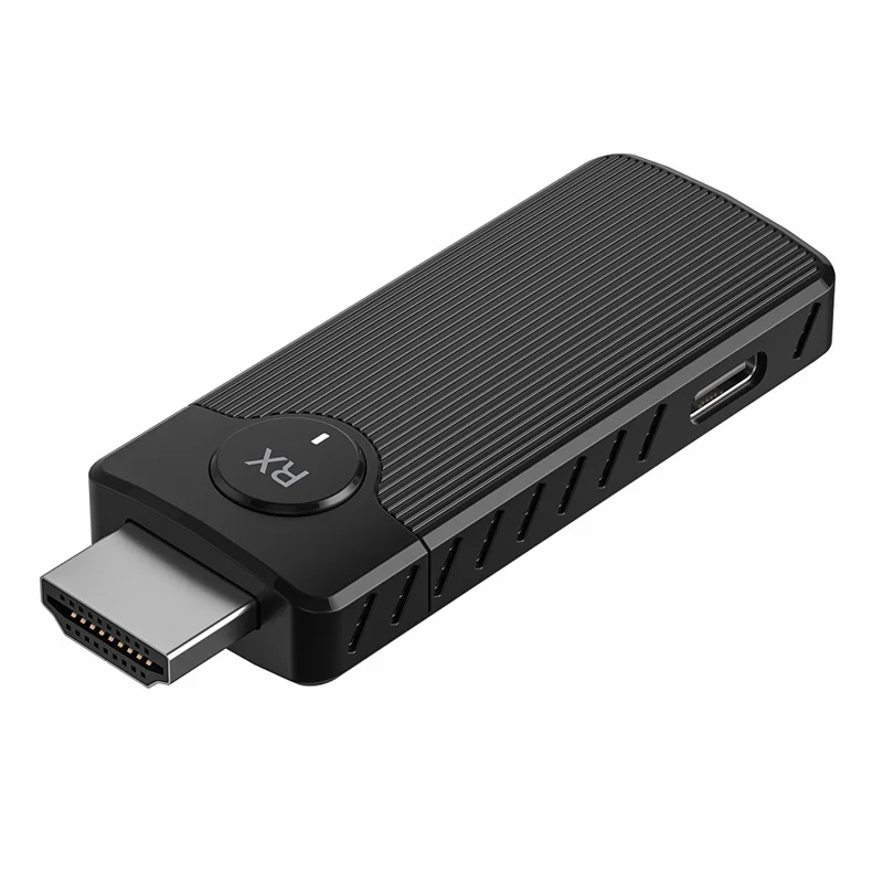 Adaptateur de Mise en Miroir d'Écran Sans Fil Q50 à Double Mode, Point à Point, Haute Vitesse 5G, 60 Hz - Noir