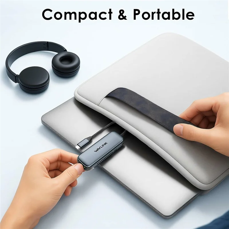 WAVLINK NWU330GD USB-C to RJ45 Ethernet Adapter 2.5Gbps Network Aluminum Converter Support 95W PD Output