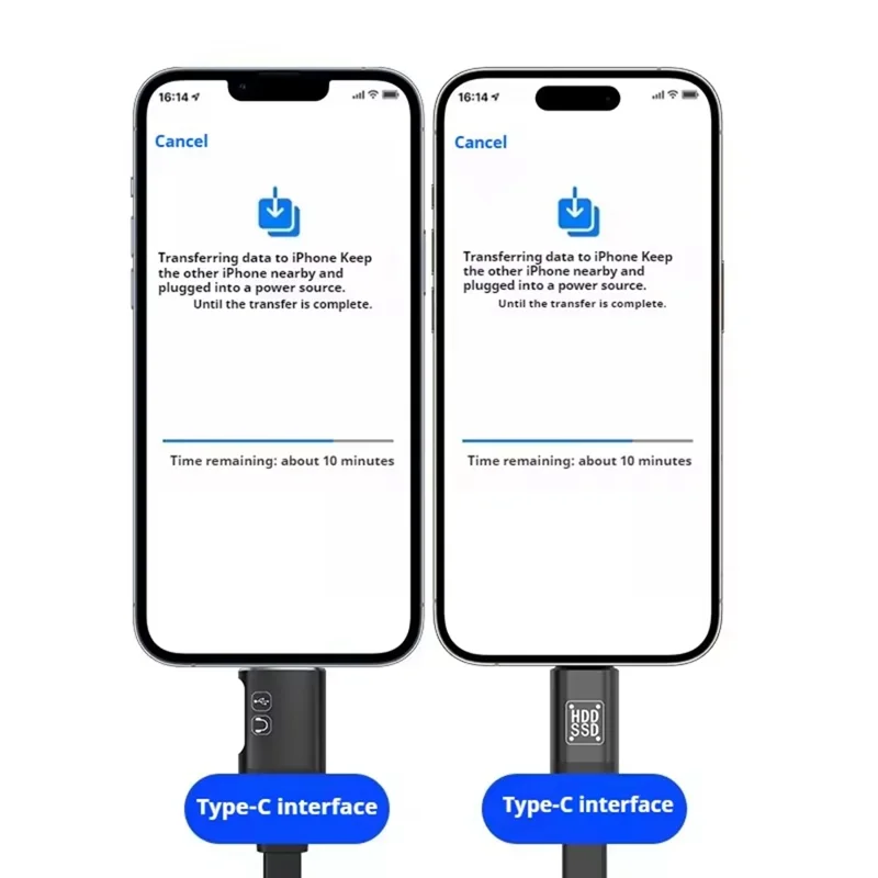 3.1 Gen2 OTG Dubbele Type-C Kabel 1000MB/S Gegevensoverdracht TF Kaartlezer Multifunctionele Adapterkabel - Zilver