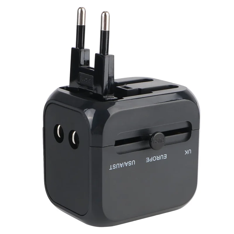 Adaptateur de voyage universel PD 20W Royaume-Uni / UE / États-Unis Prise double USB + Chargeur international PD 20W