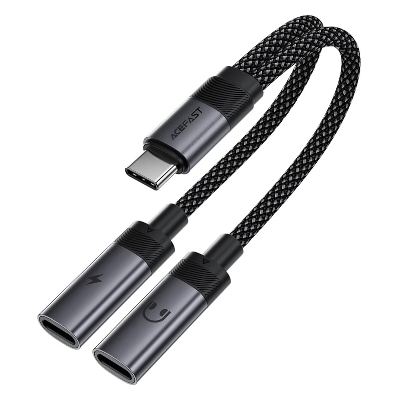 ACEFAST J14 Audio Adapter Splitterkabel USB-C Lade- und Hörkabel Konverterkabel