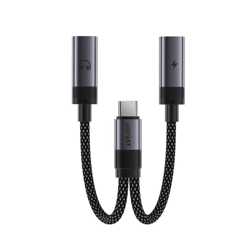 ACEFAST J14 Audio Adapter Splitterkabel USB-C Lade- und Hörkabel Konverterkabel
