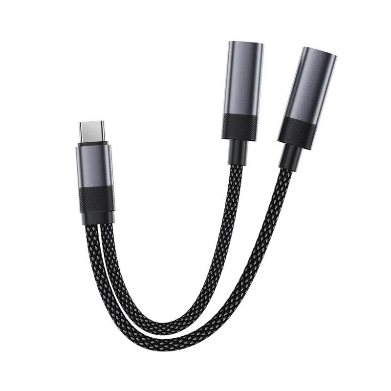 ACEFAST J14 Audio Adapter Splitterkabel USB-C Lade- und Hörkabel Konverterkabel