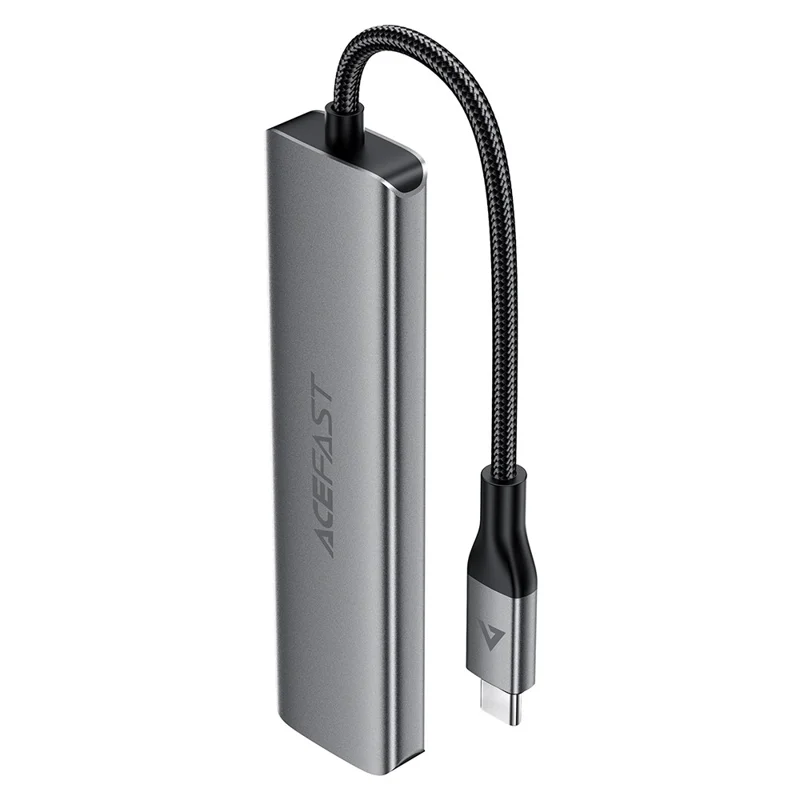 ACEFAST J18 Hub USB-C 6 in 1, Stazione di Ricarica Rapida con Uscita HD 4K 60Hz, PD 90W, Lettore di Schede SD/TF