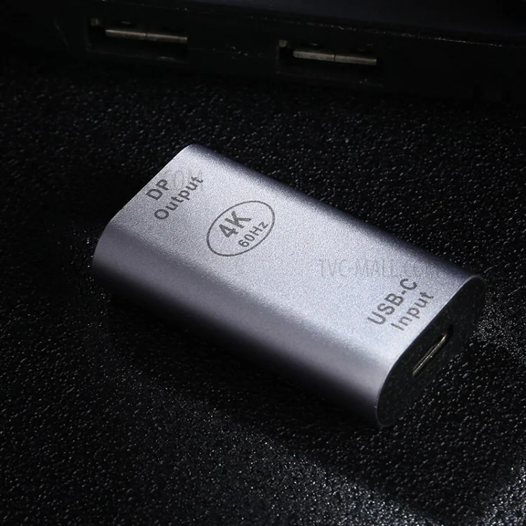 4K 60Hz USB 3.1 Typ C Weiblich zu Mini DP Weiblich Adapter Konverter Silber für MacBook Chromebook Pixel
