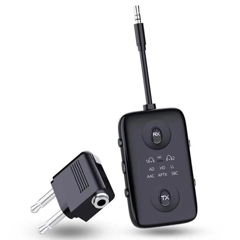 Adattatore LE519 BT 5.4 Ricevitore e Trasmettitore con Ingresso/Uscita Audio 3,5 mm Jack RX/TX Supporto per Sistema di Intrattenimento Domestico