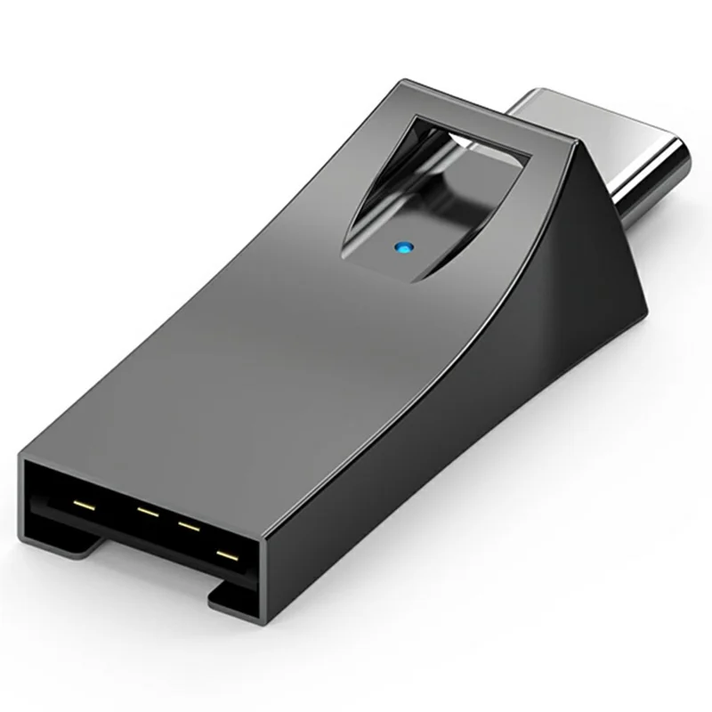 USB-A / USB-C 2 in 1 TF Card Reader for Phones / Tablets / Computers Memory Card Reader Compatible with iOS / Android / Mac - Grey