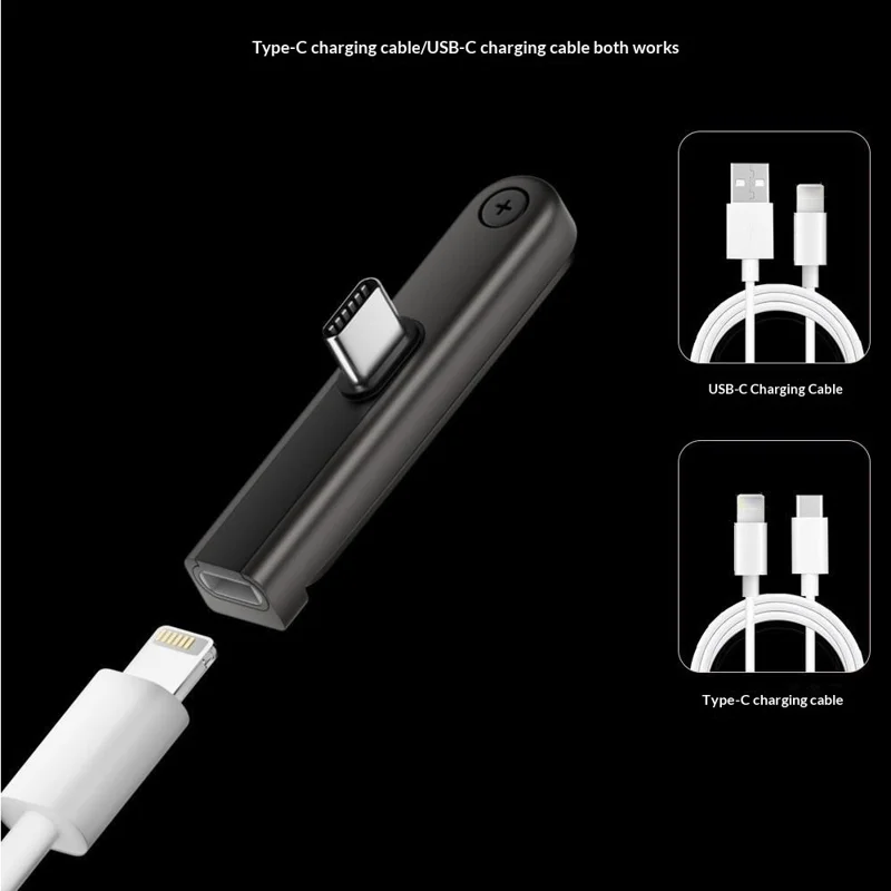 PH03 Foldable Phone Stand with Type-C to iP (5-14) Adapter 60W PD Fast Charging Gaming Phone Holder for iPhone iPad Android - Grey