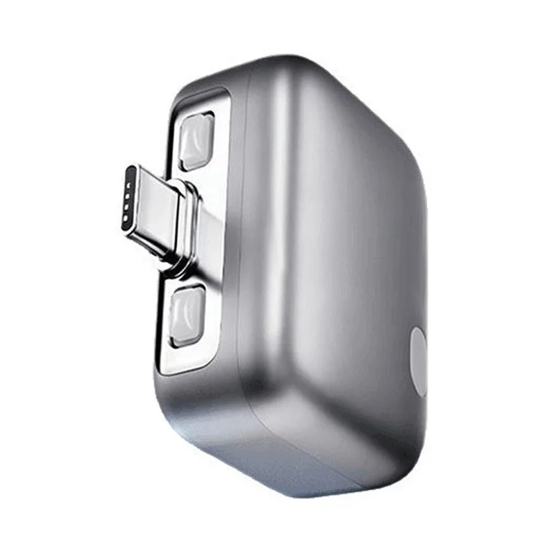 Protector de Carga Inteligente con Desconexión Automática Tipo-C 140W, Desconexión Completa Automática para Teléfono, Tableta, Portátil - Plata