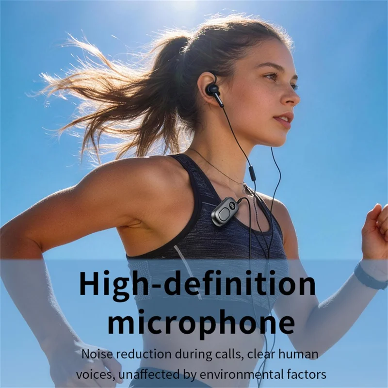 Receptor de audio Bluetooth 5.4, adaptador inalámbrico con clip y pantalla OLED de 3,5 mm - Blanco