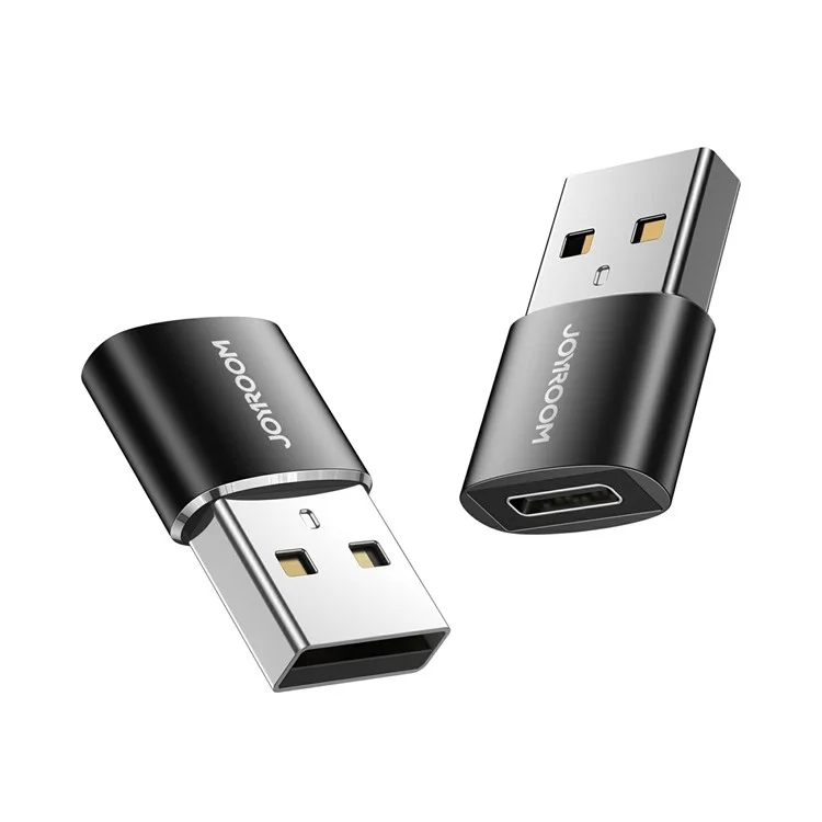 2pcs Joyroom S-H152 USB al Tipo C OTG Adaptador USB Masculino a USB-C Converter Femenino Para Teléfono Móvil Portátil