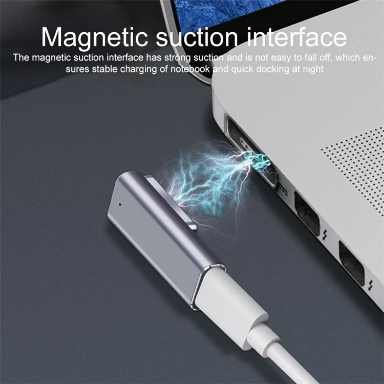 Compatible avec l'adaptateur femelle MagSafe 1 vers Type-C avec indicateur de charge