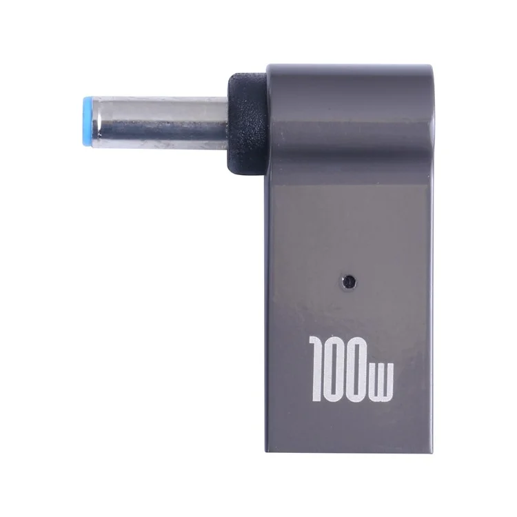 Adaptateur de charge pour ordinateur portable 100W Type-C femelle vers DC 4,5x3,0 mm mâle pour HP