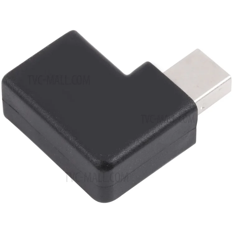 DP1.4 8K Mini DisplayPort Female to Mini DisplayPort Male Video Converter Elbow Adapter