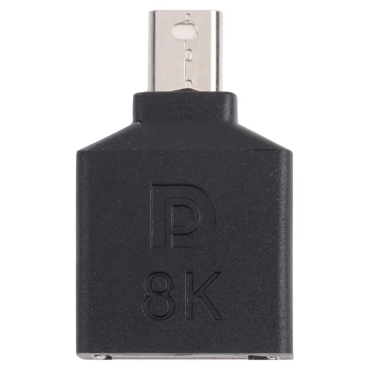 DP1.4 8K Mini DisplayPort Male to DisplayPort Female HDR Image Video Converter Adapter