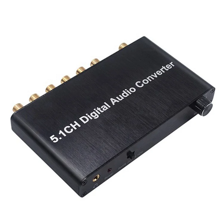 Convertidor de audio digital 5.1CH AY77 DTS / AC3 para decodificación DOLBY SPDIF Input to 5.1 Decoder