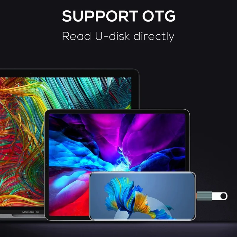 LDNIO LC140 Type-C Male to USB 2.0 Female Fast Transmission OTG Adapter Type-C Converter Connector