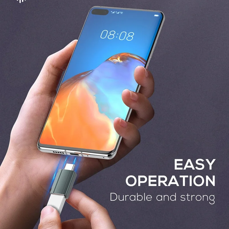 LDNIO LC140 Type-C Male to USB 2.0 Female Fast Transmission OTG Adapter Type-C Converter Connector