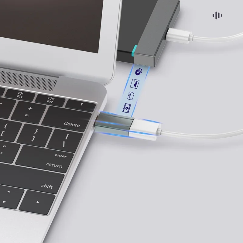 LDNIO LC140 Type-C Male to USB 2.0 Female Fast Transmission OTG Adapter Type-C Converter Connector