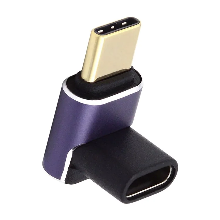 Up and Down Angle Type-C Female to Male Mini Adapter Support 240W Charging / 40Gbps Transmission Converter