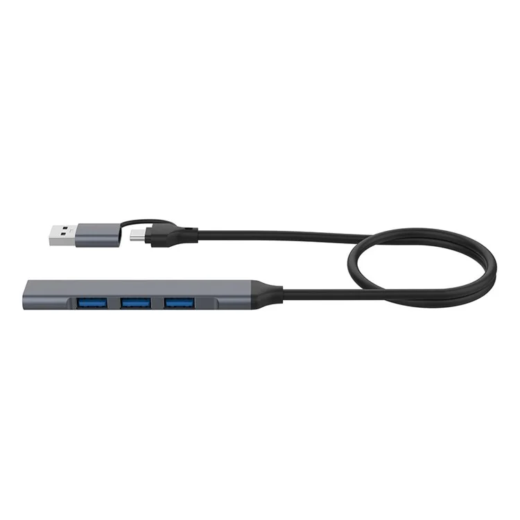 2-in-1 USB-C / Usb-a-hub-adapter Für Laptop 4-Port USB2.0 3.0 Splitter Docking Station Für Maus, Tastatur