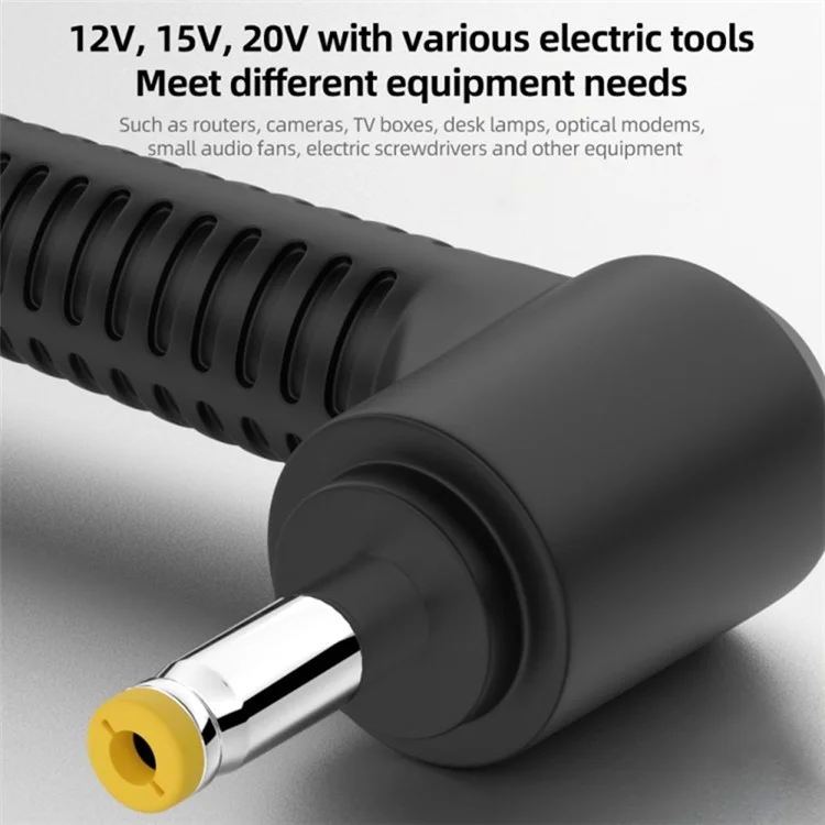 Cable convertidor de alimentación de tipo C de 9V 4,0 x 1,7 mm a CC para enrutadores, cámaras, TV Box, lámparas de escritorio