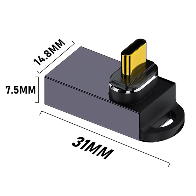 10Гбит/с Type-C to USB Male to Female Magnetic Converter Mini OTG Adapter