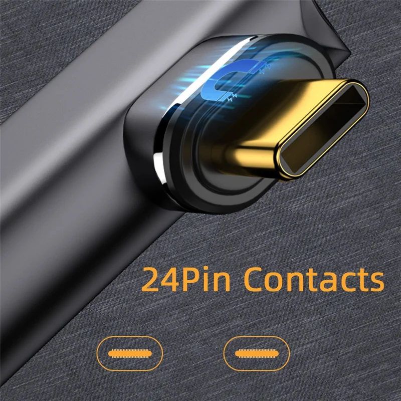 UC-028-AFU Magnetic Connector 10Gbps Type C Male to USB3.0 Female 90 Degree Up Down Angled OTG Data Adapter