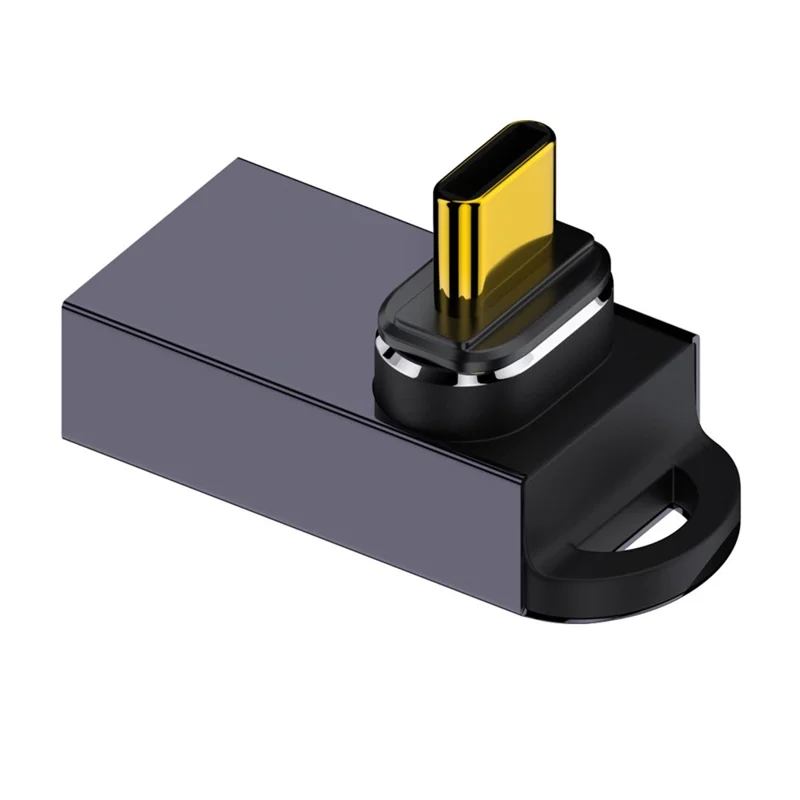 UC-028-AFU Magnetic Connector 10Gbps Type C Male to USB3.0 Female 90 Degree Up Down Angled OTG Data Adapter