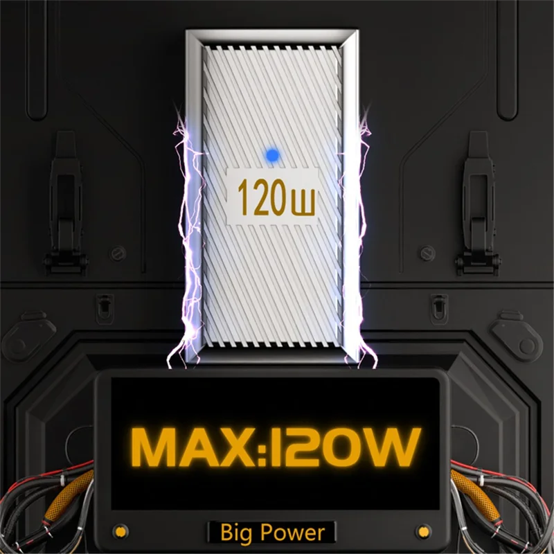120W 10Gbps Mini Converter USB-A 3.1 Female to Type-C Male Straight OTG Adapter - Dark Grey