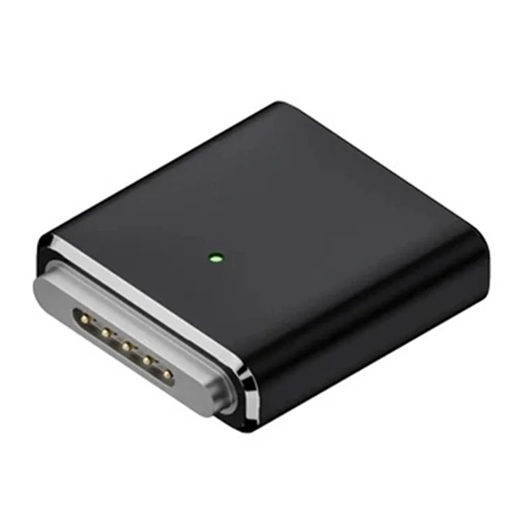 Kompatibel mit MagSafe 3 USB-C Weiblich zu Magnetisch PD 100W Ladeadapter für MacBook - Dunkelgrau