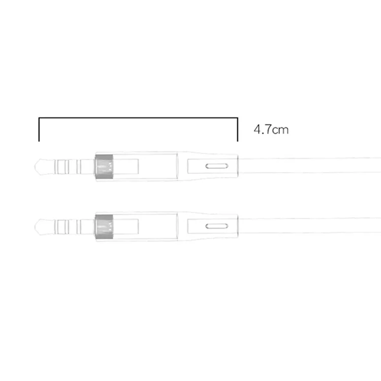YESIDO YAU43 Cable de Extensión de Auriculares de 3,5 mm 1 m AUX Macho a Macho