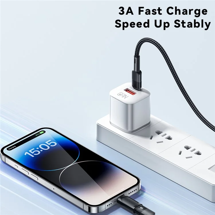 ESSAGER Type-C Male to 8-Pin Female Adapter 480Mbps Datenübertragung Konverter