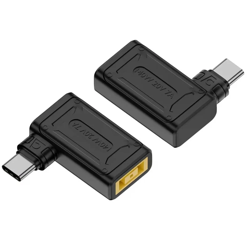 For Lenovo 1.1x4.5mm Female to Type-C Male 140W Power Adapter Charging Converter