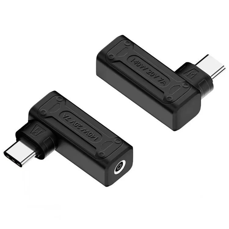 DC 4.5x0.6 Weiblich auf Typ-C Männlich Konverter 140W 5V / 9V / 20V Ladegerät