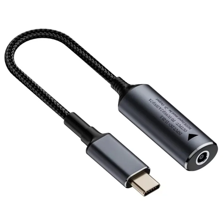Laptop 140W-Netzteil 4,5x3,0 mm DC 5V / 9V / 20V Buchse zu Typ-C Stecker Adapter