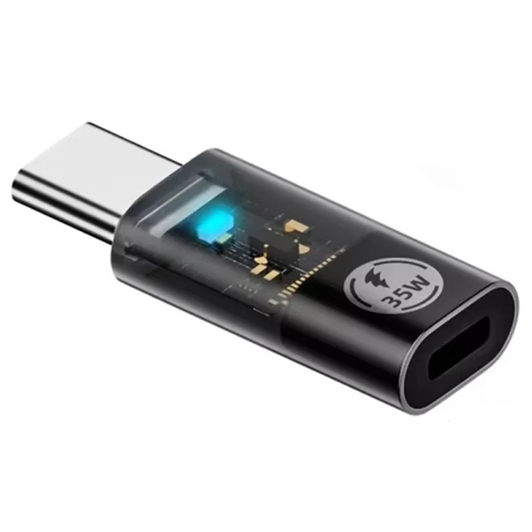 Type-C Male to 8 Pin Female 480Mbps PD 35W Fast Charging Adapter Support Data Transmission