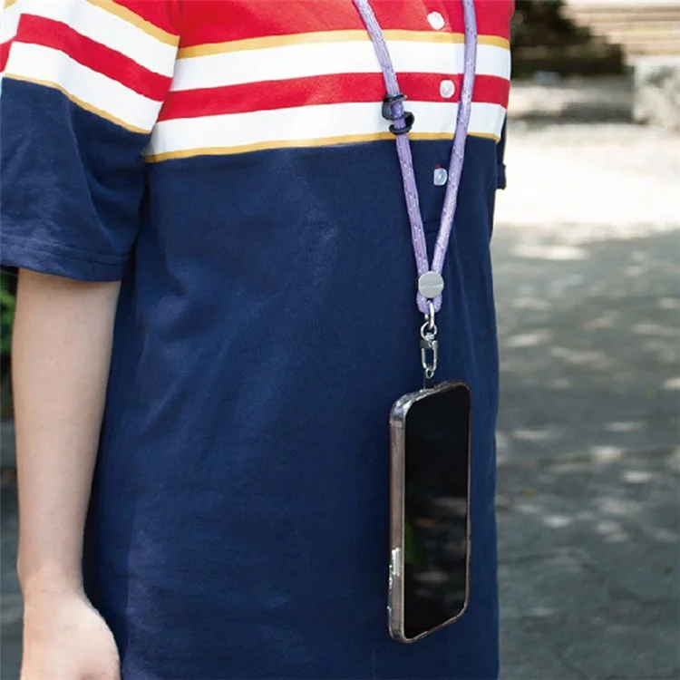 JOYSCOMM JC Series Phone Wrist Strap 9mm Thickened Reflective Design Polyester Hand Lanyard - Grau