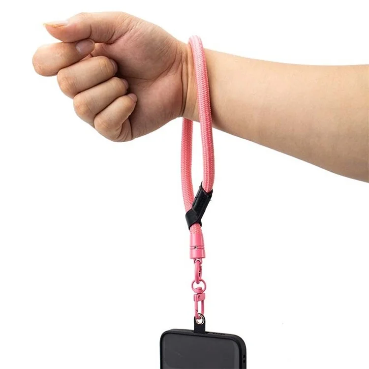 JOYSCOMM SC Series 9mm Einstellbarer Handgelenkgurt Antiverluststrang für Handy Kamera Polyester Trageriemen - SC0003 Pink