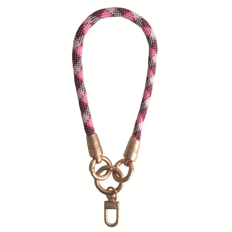 JOYSCOMM SE-Serie 7-mm-Handgelenkschlaufe Anti-Lost Polyester-Telefontrageschlaufe - SE0005 Pink