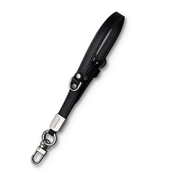 JOYSCOMM SH-Serie Anti-Lost Lanyard Verstellbarer PU-Leder-Handyschlaufe - Schwarz