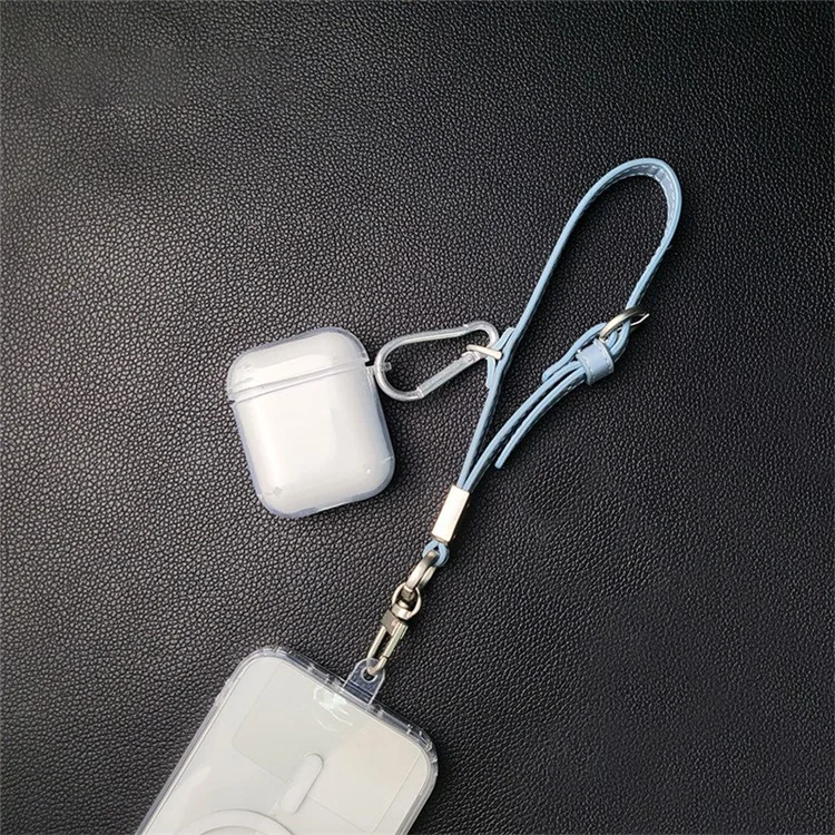 JOYSCOMM SH-Serie Anti-Lost Lanyard Verstellbarer PU-Leder-Handyschlaufe - Schwarz