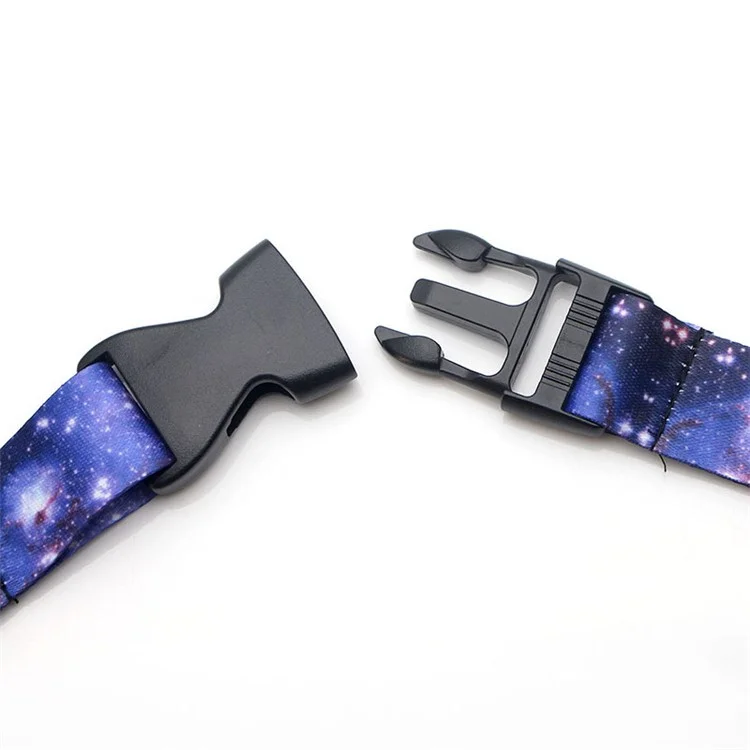 Starry Sky Detachable Lanyard Key Chain Holder Universal Phone Case Neck Strap for ID Card Badge - AL2385