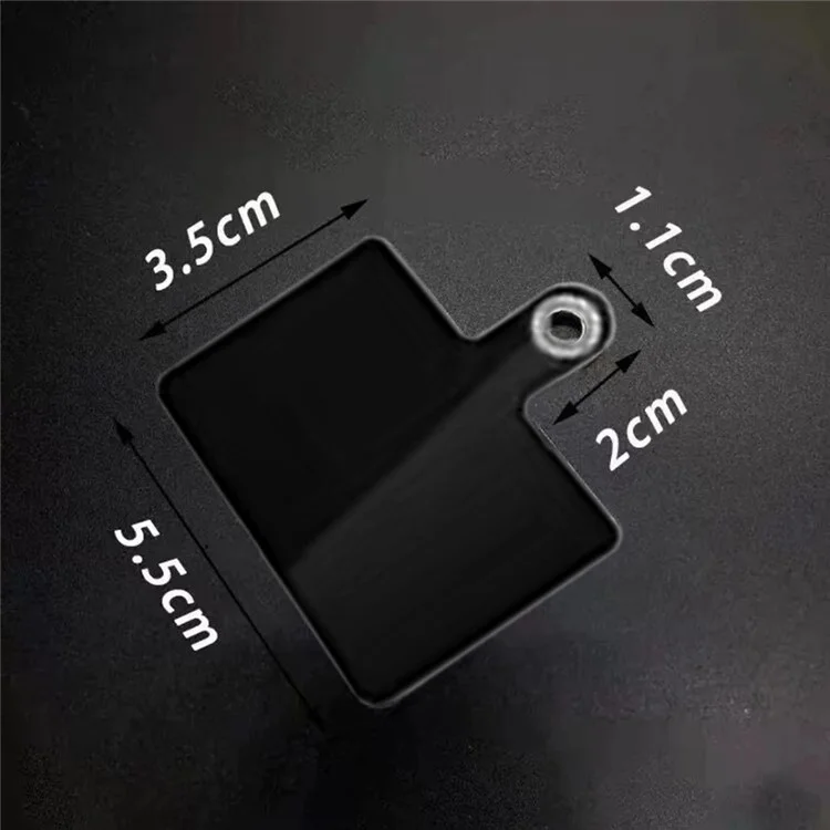 2 Sets Phone Lanyard with Tether Tab 12cm Plasctic Anti Theft Retractable Coil Spring Wristlet Keychain
