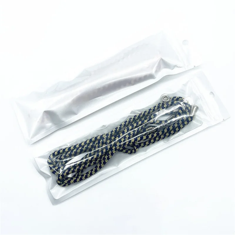 Phone Lanyard 6mm Thick Polyester Adjustable Phone Lanyard Neck Strap with Tether Tab, Total Length: 160cm - Fluorescent Rose