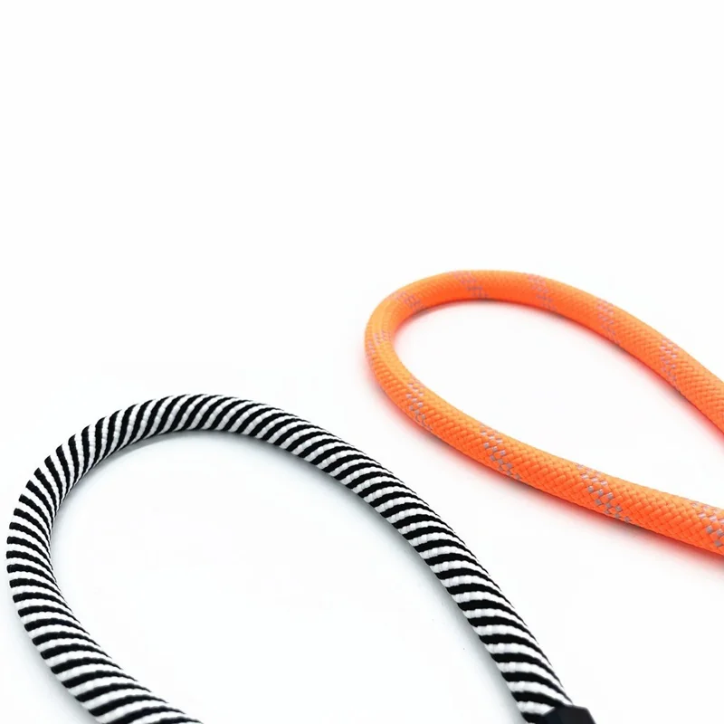 Phone Hand Strap 8mm Polyester Short Strap Lanyard with Tether Tab, Length: 30cm - Fluorescent Orange Grey
