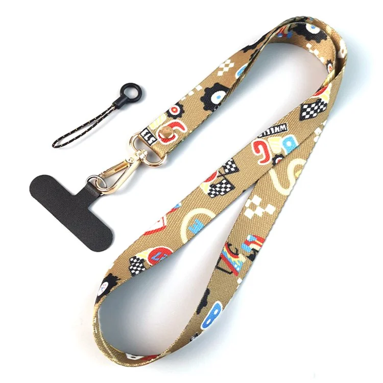 Téléphone Lanyard Style Ethnique Nylon Téléphone Neck Téléphone Charme Avec Tabor - Piste BG