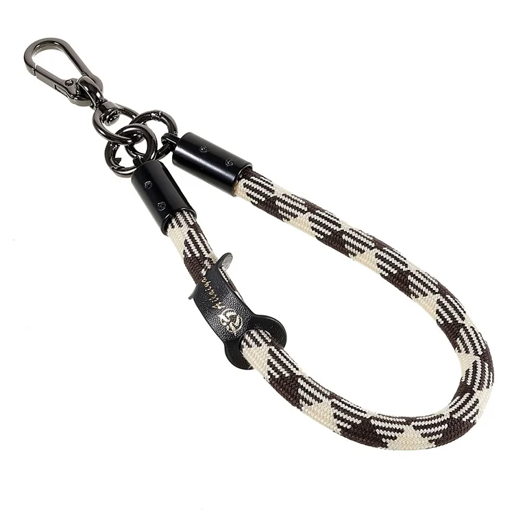 Strapa de Pulso Universal Espessada de 30 cm Para Câmera de Telefone Usb Flash Aciona Dupla Colorida Lançador de Cordas de Mão - Preto