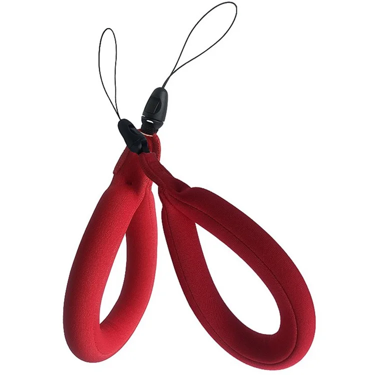 Camera Float Floating Wrist Strap for GoPro Camera Neoprene + EPE Foam Waterproof Phone Lanyard - Red